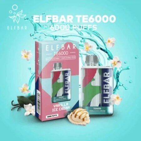 Elf Bar TE6000 Puffs Best Disposable - VapeTimeUAE is the best vape shop ever.