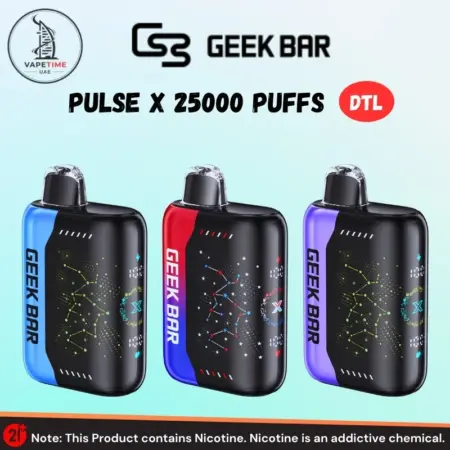 Geek Bar Pulse X 25000 Puffs | Big Puffs Big Clouds in Dubai