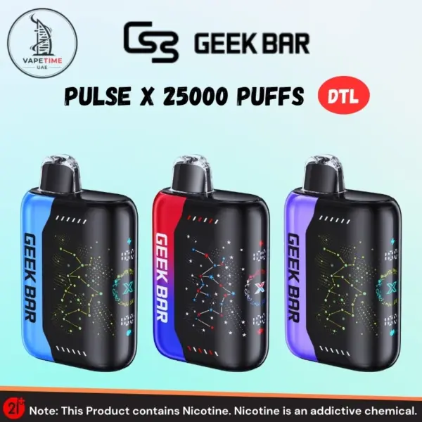 Geek Bar Pulse X 25000 Puffs | Big Puffs Big Clouds in Dubai