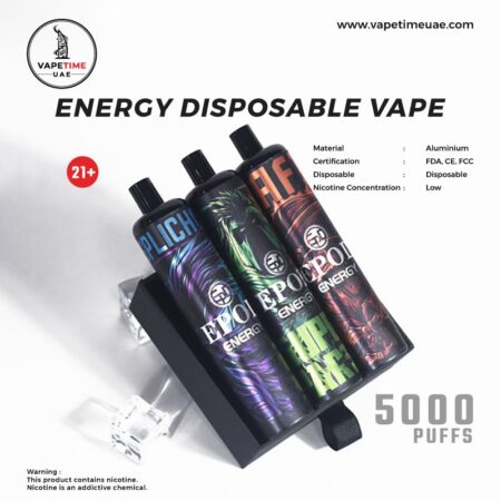 KK ENERGY 5000 PUFFS DISPOSABLE VAPE in UAE - VapeTimeUAE is the best vape shop ever.