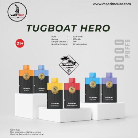 Tugboat Hero 8000 Puffs Best Disposable