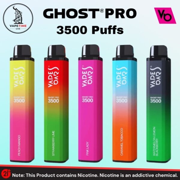 Vapes Bars Ghost Pro 3500 Puffs | Best Disposable in Dubai