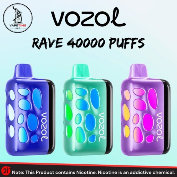 Buy Vozol Rave 40000 Puffs Disposable Vape in UAE