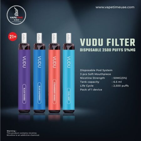 Excellent VUDU Filter 2500 Puffs in UAE